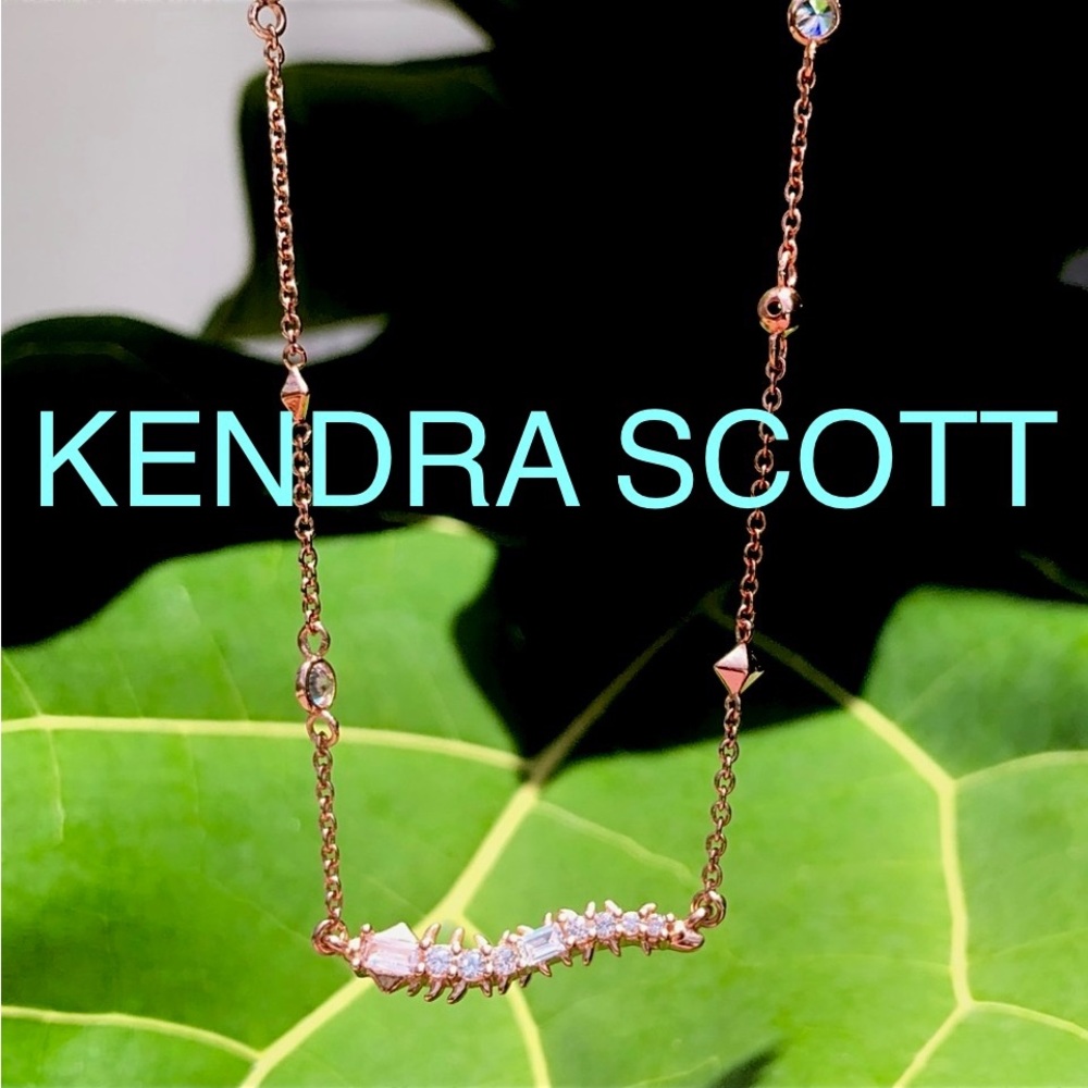 KENDRA SCOTT Kim necklace in ROSE GOLD